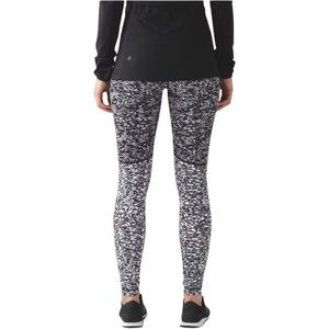 Lululemon Athletica Wunder Under Leggings High Rise Ice Breaker Wave Size 6